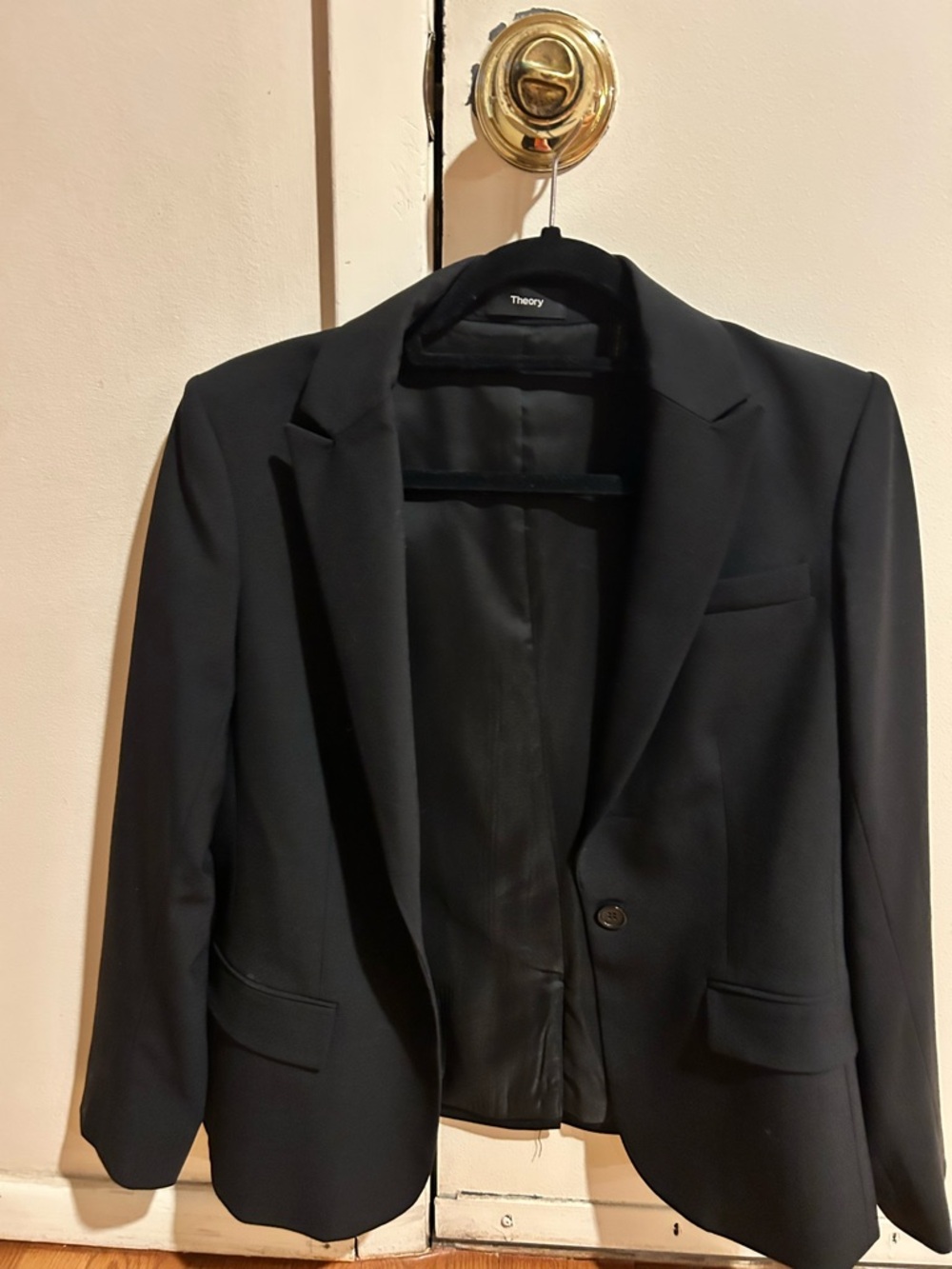 Theory Black Blazer size 8